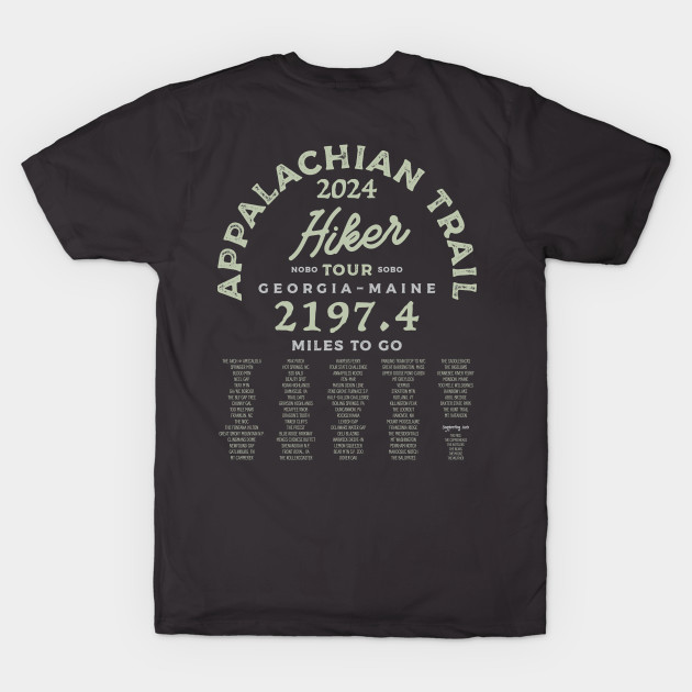 Appalachian Trail 2024 Tour Shirt by Camp Happy Hour